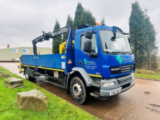 DAF LF55 220 18 TON CRANE BRICK GRAB BUILDERS MERCHANTS