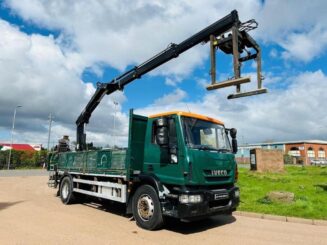 Iveco Eurocargo 180E25 18 TON CRANE BRICK GRAB BUILDERS MERCHANTS - Image 12