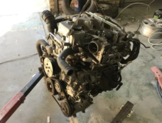 MITSUBISHI 4M41 COMPLETE USED ENGINE WITH, TRANSMISSION - Image 4