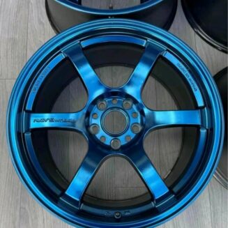 Rays Gramlights 57dr sputter blue 5x 114.3( 4 Wheels) - Image 2
