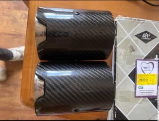 Genuine BMW M performance exhaust tips