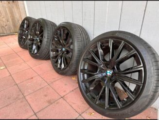 4 BMW RIMS + TIRES