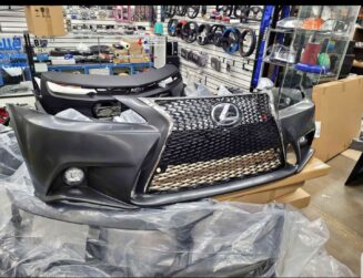 2006-2013 LEXUS IS250 IS350 conversion to 14+ F-sport front bumper+ +FOG