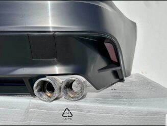 2006-2013 Lexus Style IS250 Rear Bumper Cover with Mufflers - Image 2