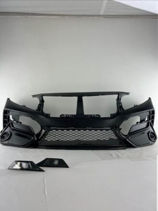 Front bumper w/lip honda civic 2016-2021 for sedan/coupe/hatchback with front side lamp