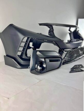 Front bumper w/lip honda civic 2016-2021 for sedan/coupe/hatchback with front side lamp - Image 2