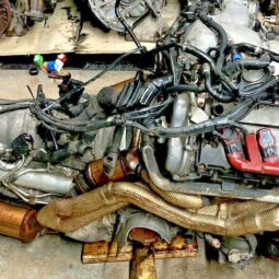 AUDI S8 5.2 FSI V10 D3 BSM ENGINE COMPLETE WITH TRANSMISSION, ECU, EXHAUST