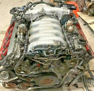 AUDI S8 5.2 FSI V10 D3 BSM ENGINE COMPLETE WITH TRANSMISSION, ECU, EXHAUST - Image 2