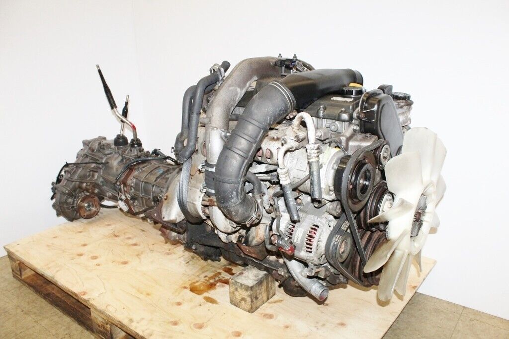 TOYOTA 1KZ-TE TURBO DIESEL ENGINE AWD MANUAL TRANSMISSION JDM 1KZ MOTOR 3.0L 5MT
